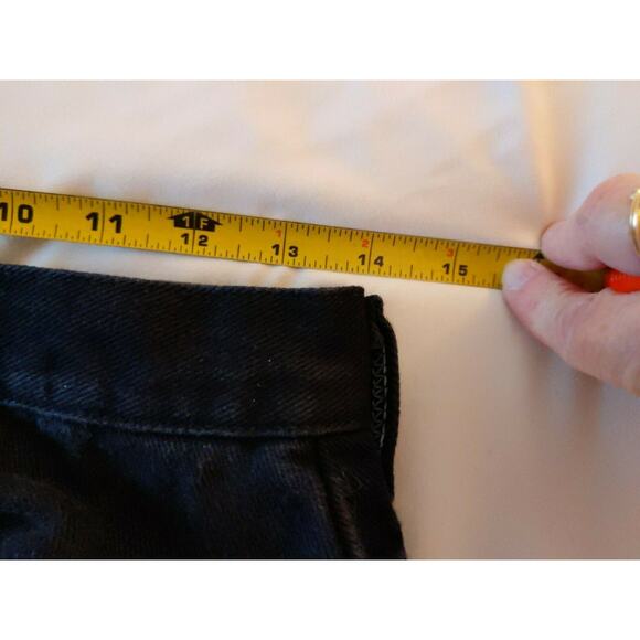Riders Jeans Womens Petite Size 8P Black Straight Leg High Rise Pants - Picture 6 of 7